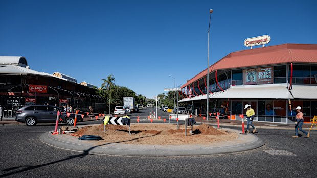 The Alice Springs town centre.
