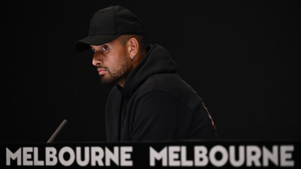 A knee injury forced Nick Kyrgios to withdraw from the Australian Open.