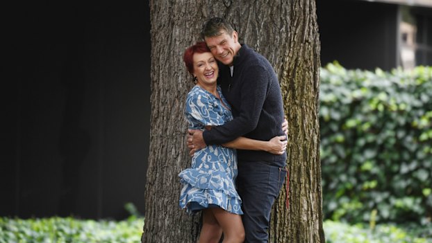 Dr Niki Vincent and Chuck Smeeton: “I’m pretty tough and not needy in the slightest, so it’s lovely that Chuck wants to take care of me.”