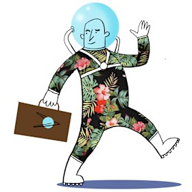 Gotta go fast? How about London-in-three-hours fast? Illustration: Simon Letch