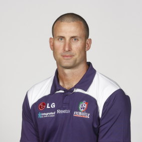 Jason Weber in his time withe Fremantle Dockers,