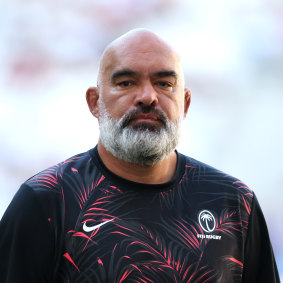 Fiji’s Australian coach Simon Raiwalui.