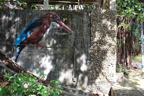 Pássaros no Wang Tong Art Walk.