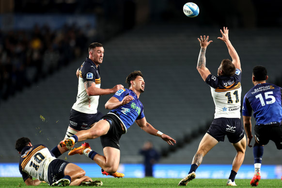 The Brumbies lost to the Blues in the Super Rugby semi-final.