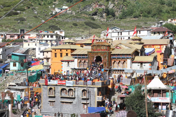 Badrinath, near India’s border with Tibet.