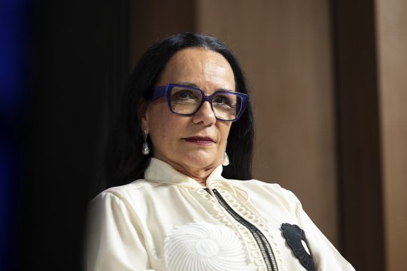 Minister for Indigenous Australians Linda Burney addressed the National Press Club on the Voice to parliament. 