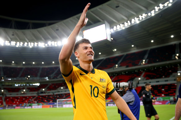 Ajdin Hrustic won’t be part of Graham Arnold’s starting side against France but is expected to feature.