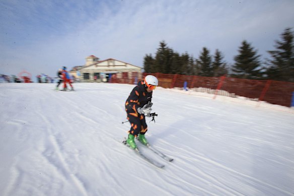 Hitting the slopes at Yabuli Ski Resort.