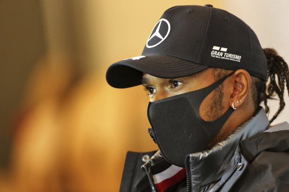 F1 world champion Lewis Hamilton.