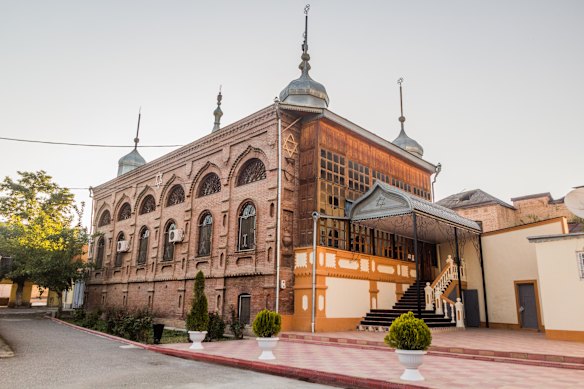 Grand Synagogue in the Red Village in Quba, Azerbaijan.