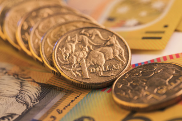 Commodities-related currencies such as the Aussie dollar gain amid rising inflation concerns for the US.
