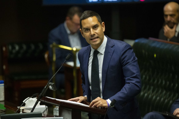 Alex Greenwich debates the voluntary assisted dying bill. 