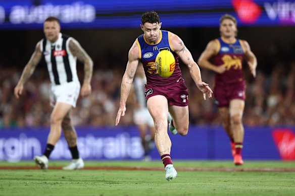 Two-time Brownlow medallist Neale wins the footy at will.