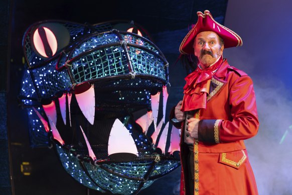 Colin Lane as Black Stache in Peter and the Starcatcher. 