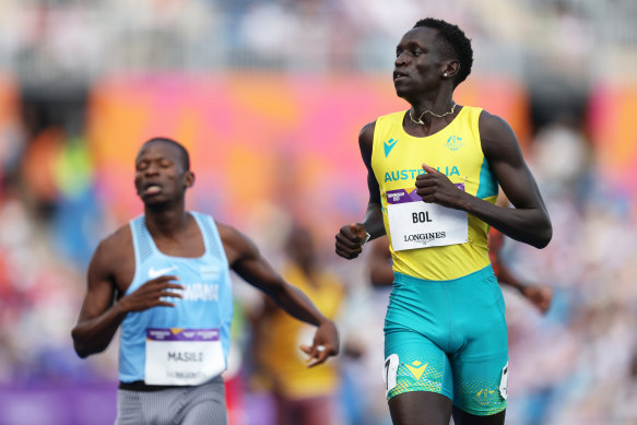 Peter Bol at the Commonwealth Games