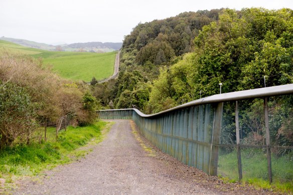 The pest proof fence at Sanctuary Mountain Maungatautari keep mammals out of the reserve. 
