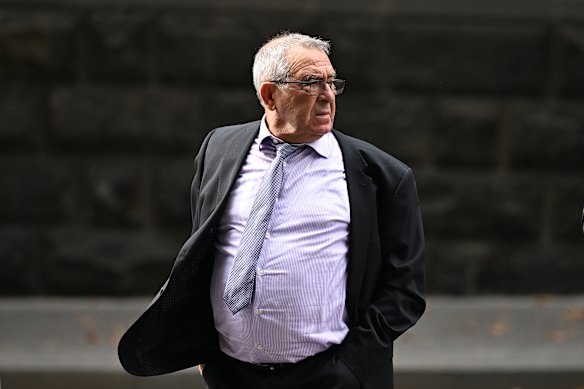 Vincenzo Crupi outside court in February.