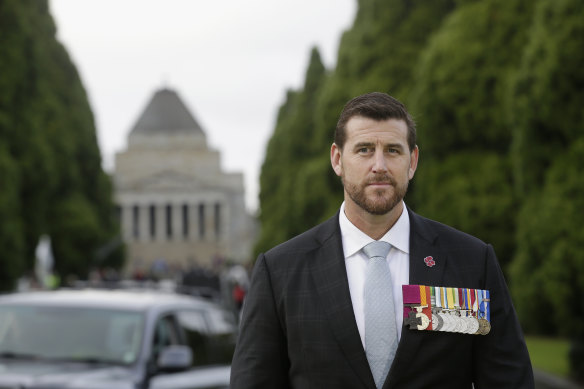 Ben Roberts-Smith in a scene from the documentary Truth.