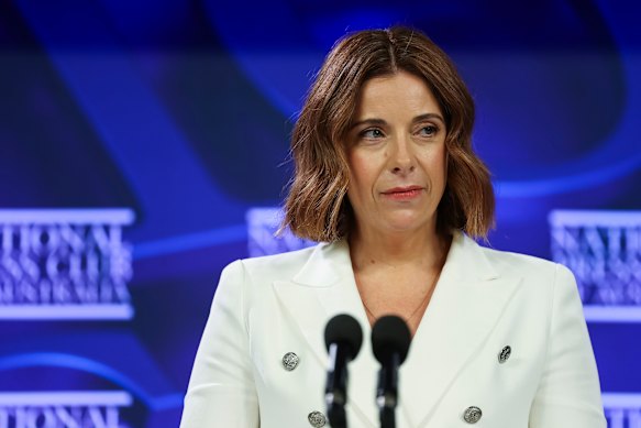 Federal Communications Minister Anika Wells.