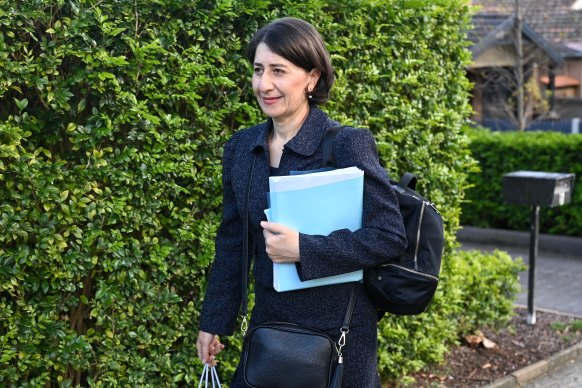 Former NSW premier Gladys Berejiklian last week.