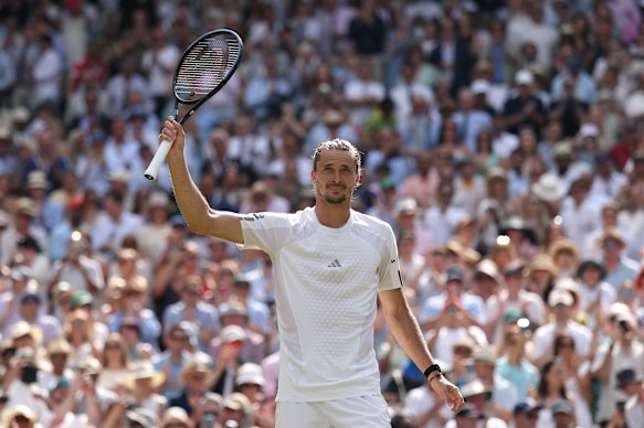 Alexander Zverev will contest his maiden Wimbledon final.