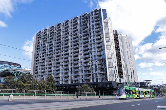 Residents of the LaCrosse Building on La Trobe Street have been told they need to isolate until further notice after a positive case spent time there.