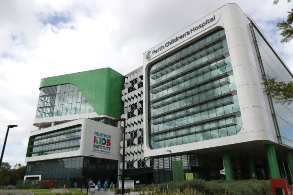 The incident took place in the mental health ward at Perth Children’s Hospital in January last year.