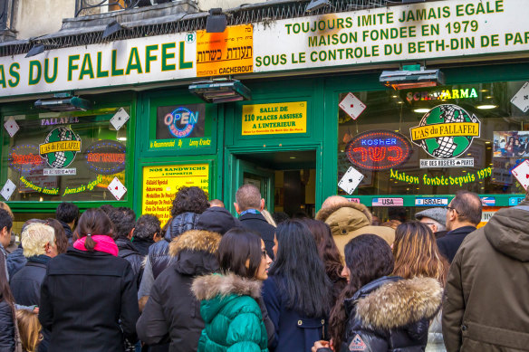 Prepare to line up: the city’s best falafel resides at L’As du Falafel.