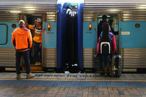 Almost a quarter of NSW’s passenger trains are more than 30 years old.