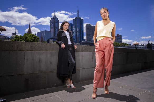 Workwear with a difference by Jac & Mooki (left) and E Nolan.