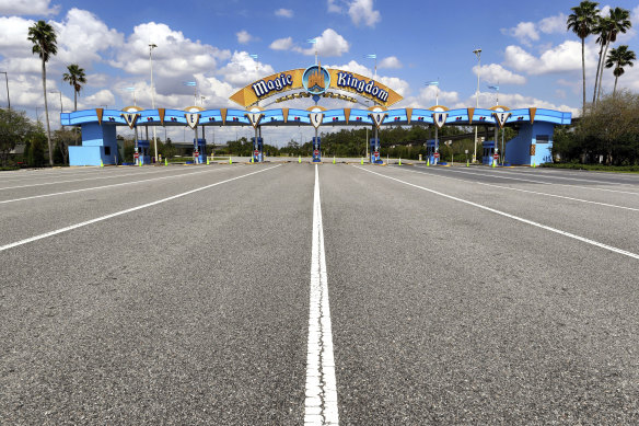Walt Disney World's Magic Kingdom in Orlando has been shut since last month.