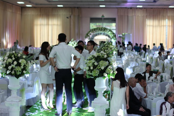 The wedding in Vietnam that reminded Dao of those in Australia, right down to the young people posting on social media.