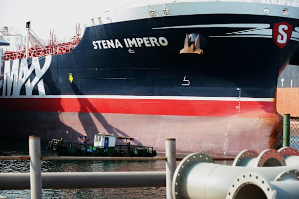 British tanker the Stena Impero was released by Iran in late September after being captured by the Iranian Revolutionary Guard. 