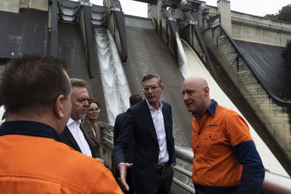 NSW Premier Dominic Perrottet announced the raising of the Warragamba Dam wall earlier this month.