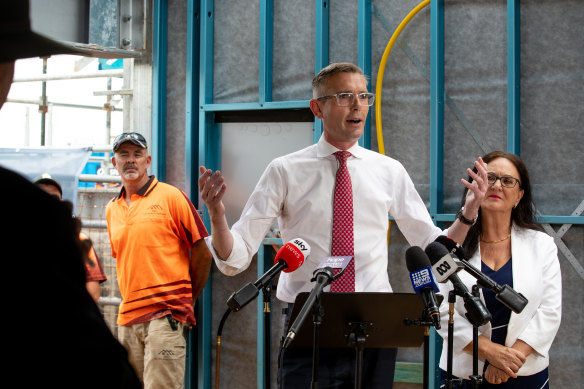 NSW Premier Dominic Perrottet says the two metro projects would create thousands of jobs.