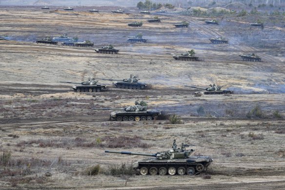 Russia has deployed troops to its ally Belarus for sweeping joint military drills that run through Sunday, fuelling Western concerns that Moscow could use the exercise to attack Ukraine from the north.