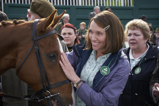 Toni Collette stars in Dream Horse, a feel-good film set in Wales.