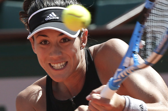 Garbine Muguruza hopes to play at the US Open, but has an injury.