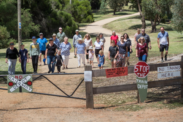 Heatherton locals have campaigned for over two decades for a park on land that is now set to be used for a train line and train stabling.