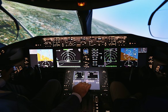 All pilots must complete several simulator sessions per year.
