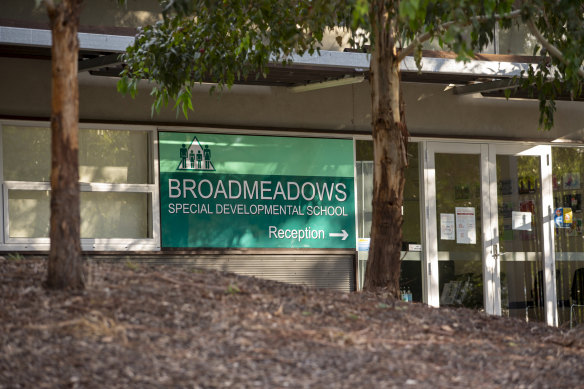 Broadmeadows Special Developmental School is in a COVID-19 hotspot.