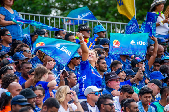 Fijian Drua fans gave the Rebels a send-off in Lautoka last Saturday.