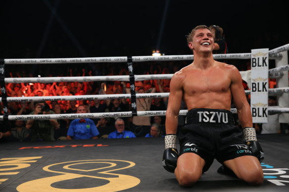 Nikita Tszyu has emerged victorious.