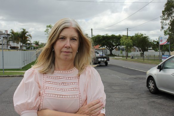 The surface of Oxley Road has been a particular focus for Tennyson Ward councilor Nicole Johnston. 