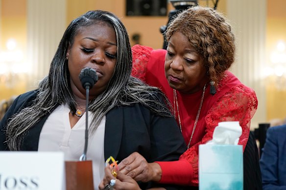 Wandrea Moss’ mother, Ruby Freeman, was also smeared in a campaign that falsely accused them of interfering with votes. 