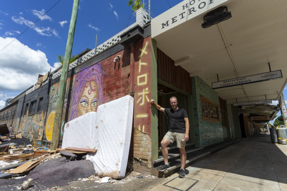 Local businesses in Lismore were hit hard by the floods.