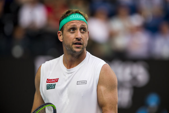 Tennys Sandgren, pictured at the Australian Open in 2020, isn’t coming back. 