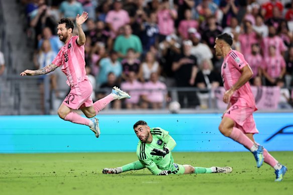 Messi in action for Inter Miami over the weekend.
