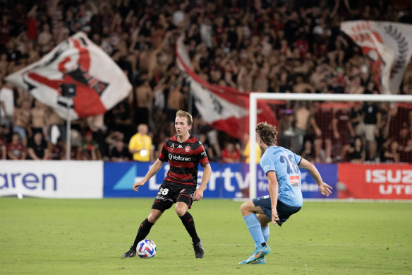 Calem Nieuwenhof has thrived at the Wanderers since crossing town from Sydney FC.