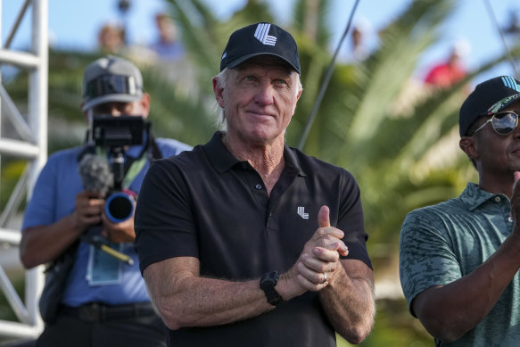 Greg Norman, chief executive and commissioner of LIV Golf.